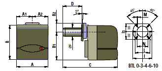 BTL10一段火轻油燃烧器(BALTUR)